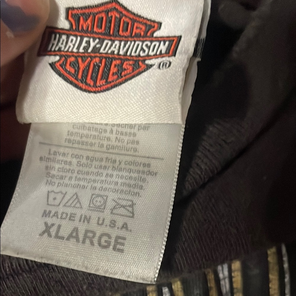 Harley-Davidson Gray and Black Short Sleeve Tees pair of shirts, size XL - Picture 3 of 7